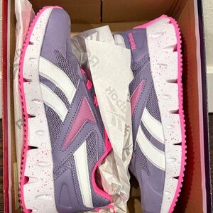 Reebok Girls Purple and Pink Sneakers